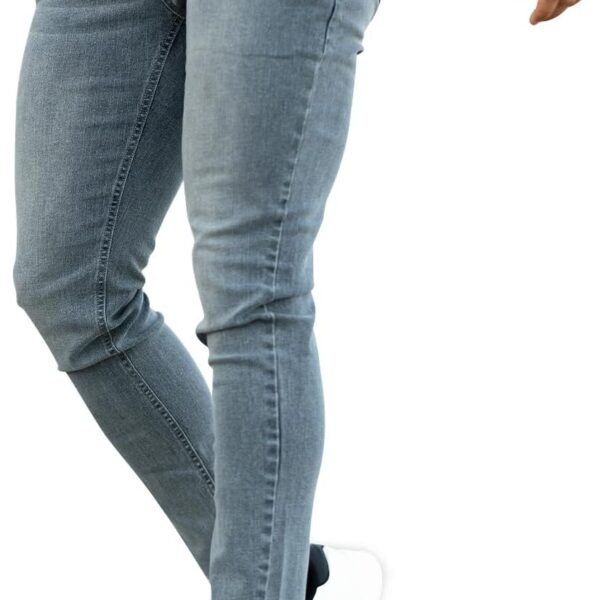 Men's Skinny Jeans Stretch Ripped Tapered Leg