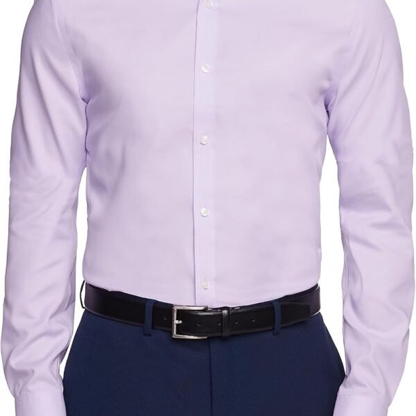 Men's Dress Shirt Slim Fit Non Iron Solid