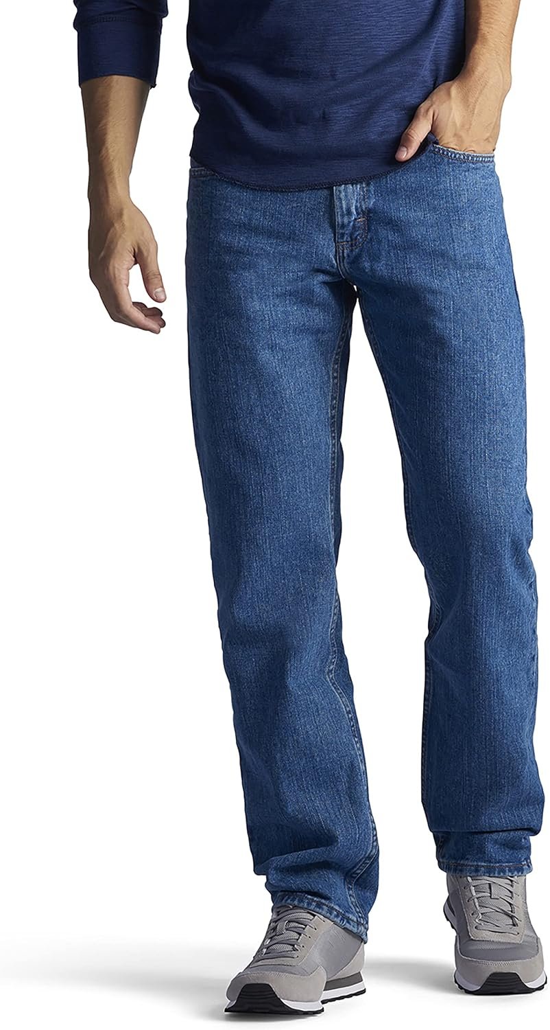 Men's Regular Fit Straight Leg Jean, , 33W x 29L
