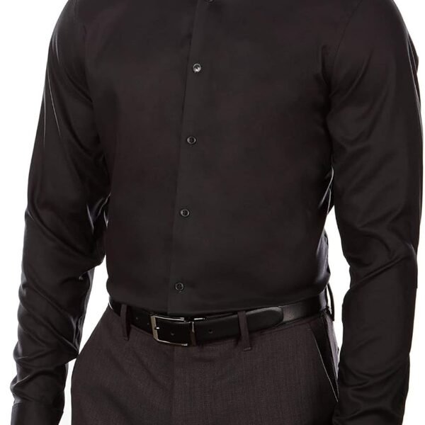 Men's Dress Shirt Slim Fit Non Iron Stretch Solid