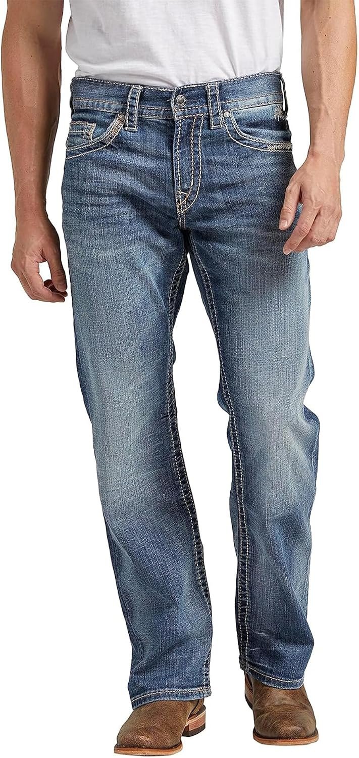 Men's Relaxed Fit Straight Leg Jeans